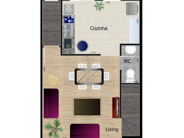 #1434890 - Casa em condomínio para Venda em Santo André - SP