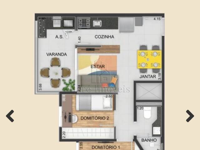 #1437402 - Apartamento para Venda em Santo André - SP - 3