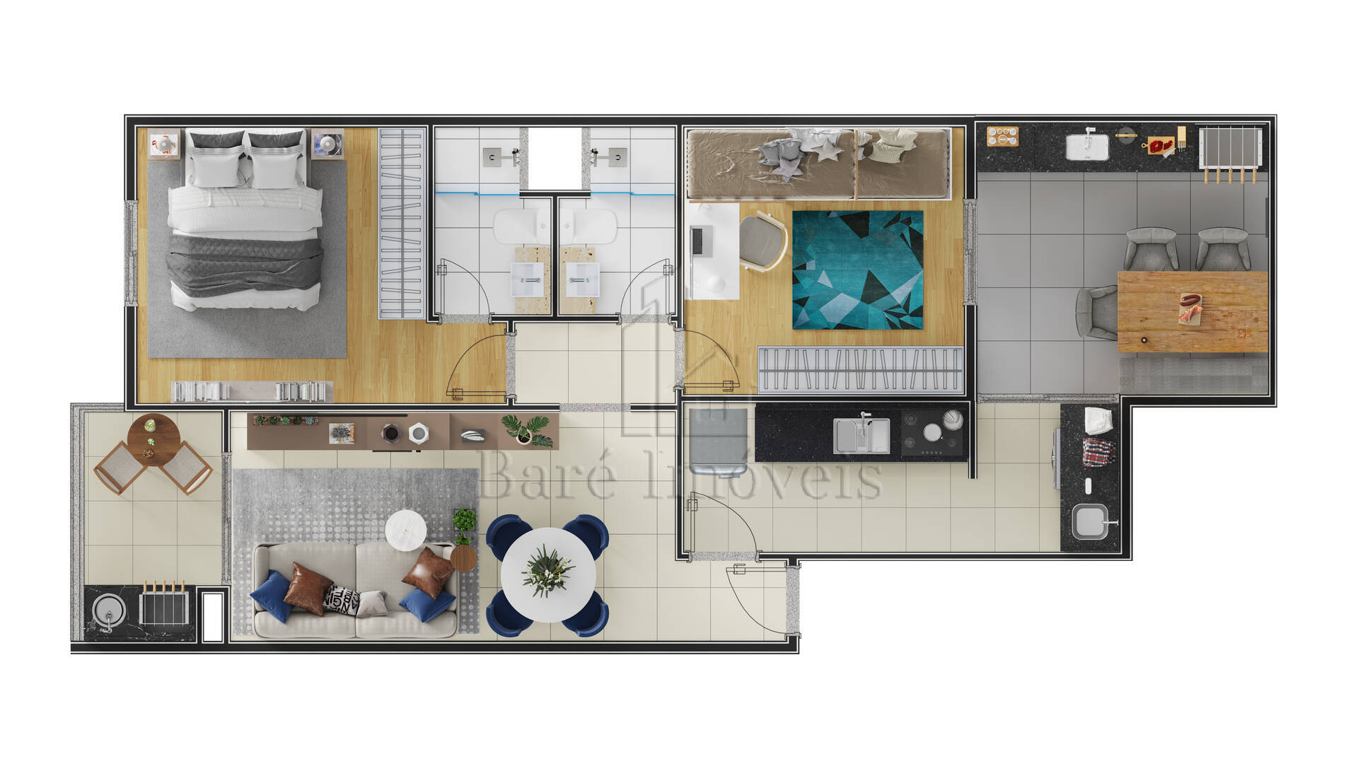 Apartamento, 2 quartos, 70 m² - Foto 7