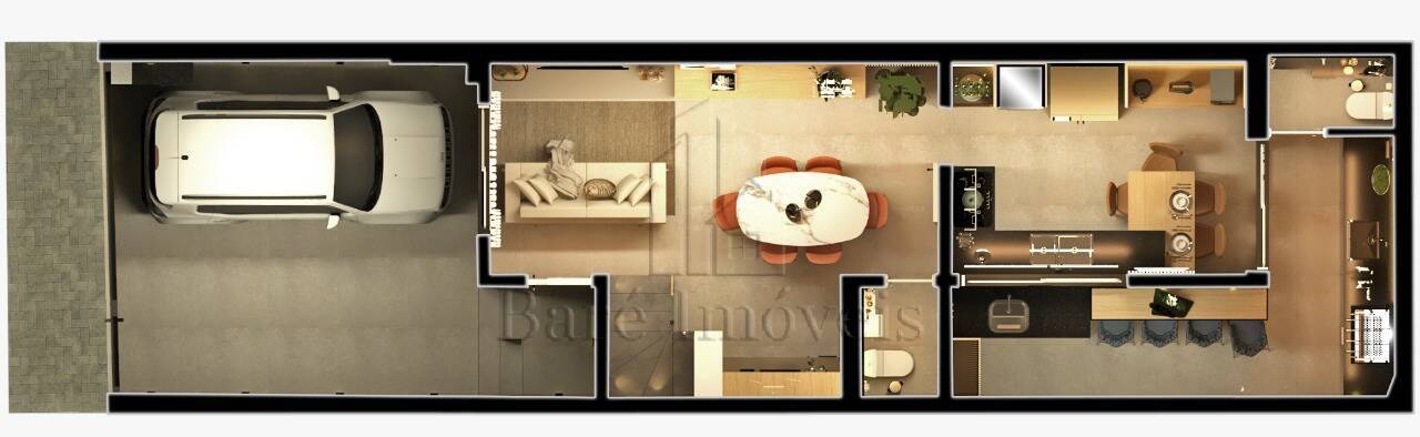 Sobrado, 2 quartos, 84 m² - Foto 3