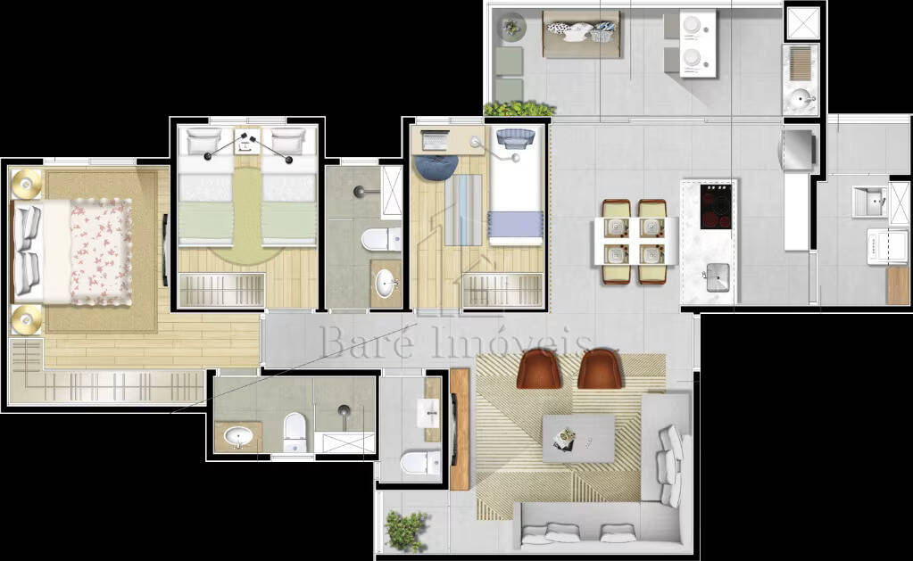Apartamento, 3 quartos, 92 m² - Foto 12
